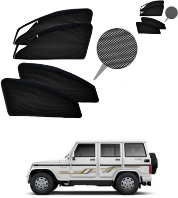 RAKRISH Rear Window, Side Window Sun Shade For Mahindra Bolero(Black)