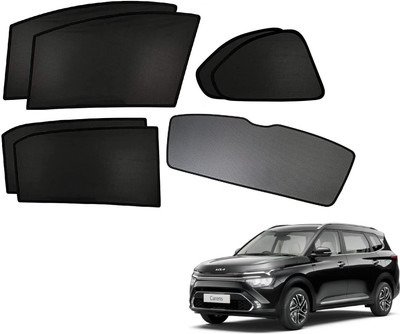 KOZDIKO Side Window, Rear Window Sun Shade For Kia Carens(Black)