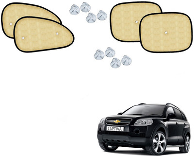 Automotive Prist Side Window Sun Shade For Chevrolet Captiva(Beige)