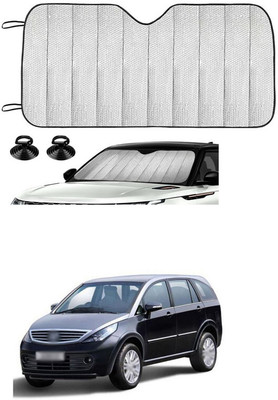 GONAMA Windshield Sun Shade For Tata Aria(Silver)