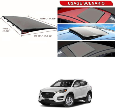 XZRTZ Sun Roof Sun Shade For Hyundai Ioniq(Black)