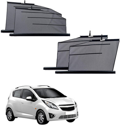 SS FOR YOUR SMART NEEDS Side Window Sun Shade For Chevrolet Beat(Black)