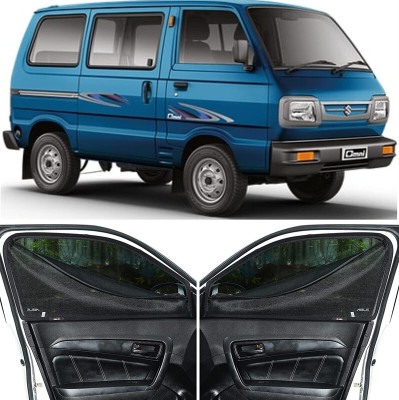 RAKRISH Rear Window, Side Window Sun Shade For Maruti Suzuki Omni(Black)