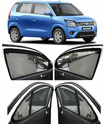 G ILIKA Rear Window, Side Window Sun Shade For Maruti Suzuki WagonR(Black)