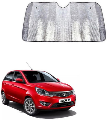 SPREADX Windshield Sun Shade For Tata Bolt(Silver)