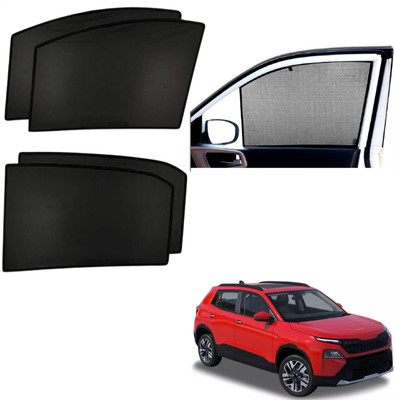 PEEPS STORE Side Window Sun Shade For Skoda(Black)