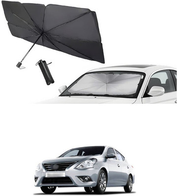 GONAMA Windshield Sun Shade For Nissan Sunny(Silver)