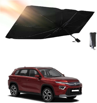 ROSHNEER ENTERPRISES Windshield Sun Shade For Toyota 1 Series(Black, Silver)