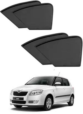 G ILIKA Side Window Sun Shade For Skoda Fabia(Black)