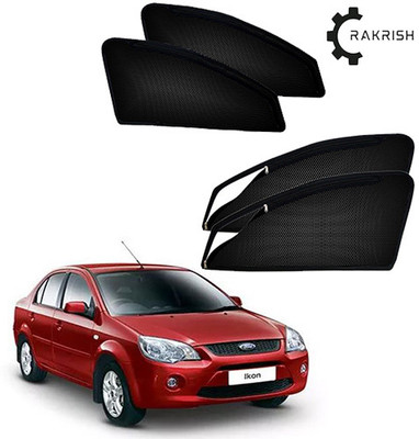 RAKRISH Rear Window, Side Window Sun Shade For Ford Ikon(Black)