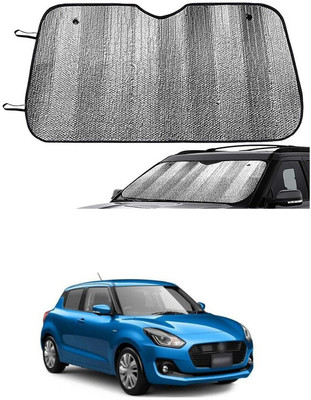 GONAMA Rear Window Sun Shade For Maruti Suzuki Swift(Silver)
