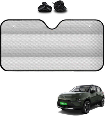 COSMOGEAR Windshield, Dashboard, Rear Window Sun Shade For Tata Punch EV(Silver)