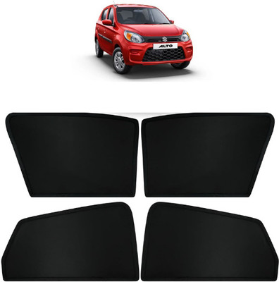 TOP VECHILE Rear Window, Side Window Sun Shade For Maruti Suzuki Alto 800(Black)