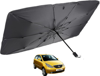 MOCKHE Windshield Sun Shade For Tata Indica Vista(Silver)