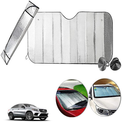AUTO PEARL Dashboard, Windshield Sun Shade For Mercedes Benz MLC(Silver)