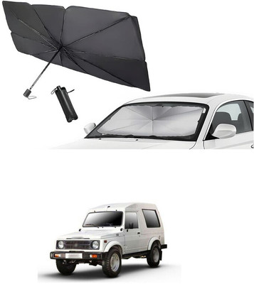 GONAMA Windshield Sun Shade For Maruti Suzuki Gypsy(Silver)