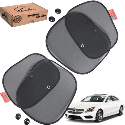 WolkomHome Side Window Sun Shade For Renault Kwid(Black)