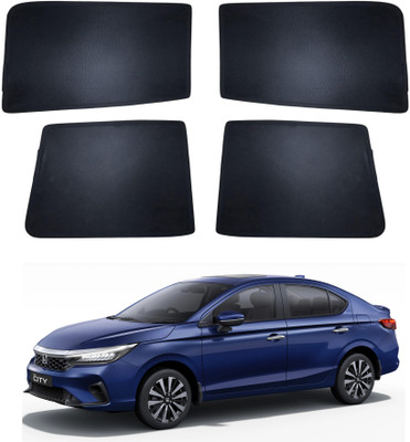FORSONS Side Window Sun Shade For Honda City(Black)