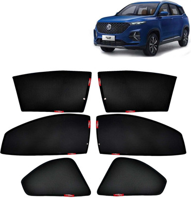 Kingsway Side Window, Rear Window Sun Shade For MG Hector Plus(Black)
