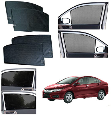INSURE AUTOMOTIVE Side Window Sun Shade For Honda City(Black)