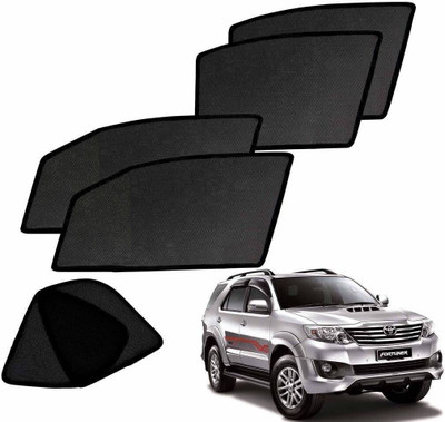AUTO PEARL Side Window Sun Shade For Toyota Fortuner(Black)