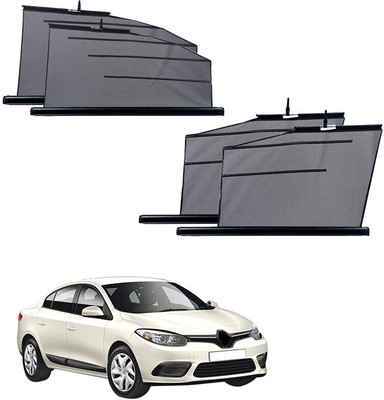 SS FOR YOUR SMART NEEDS Side Window Sun Shade For Renault Fluence(Black)