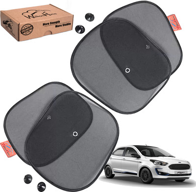 WolkomHome Side Window Sun Shade For Hyundai Venue(Black)