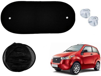 Automotive Prist Rear Window Sun Shade For Mahindra Reva(Black)