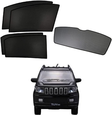 RAKRISH Rear Window, Side Window Sun Shade For Mahindra TUV 300(Black)