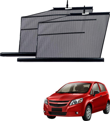 SS Zeeber Side Window Sun Shade For Chevrolet Sail(Black)