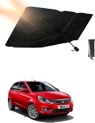 ROSHNEER ENTERPRISES Windshield Sun Shade For Tata Bolt(Black, Silver)