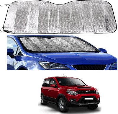 ROSHNEER ENTERPRISES Windshield Sun Shade For Mahindra Nuvosport(Silver)