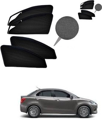 RAKRISH Rear Window, Side Window Sun Shade For Maruti Suzuki Dzire(Black)
