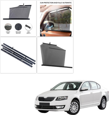 SS FOR YOUR SMART NEEDS Side Window Sun Shade For Skoda Octavia(Black)