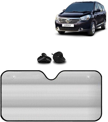 Kingsway Windshield, Dashboard, Rear Window Sun Shade For Renault Lodgy(Silver)