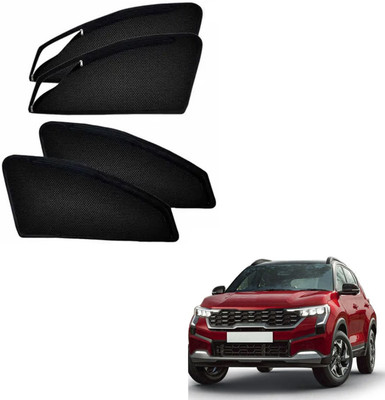 PEEPS STORE Side Window Sun Shade For Kia Sonet(Black)