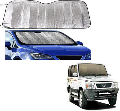 ROSHNEER ENTERPRISES Windshield Sun Shade For Tata Sumo Victa(Silver)