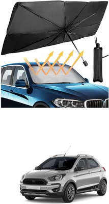 XZRTZ Windshield Sun Shade For Fiat Palio(Black)
