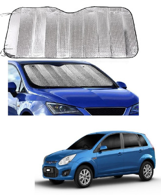 ROSHNEER ENTERPRISES Windshield Sun Shade For Ford Figo(Silver)