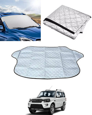 RKPSP Windshield Sun Shade For Mahindra Scorpio(Silver)