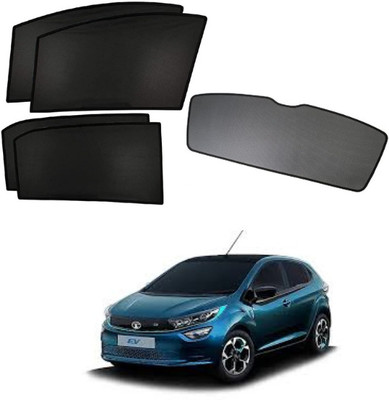 TOP VECHILE Rear Window, Side Window Sun Shade For Tata Altroz(Black)