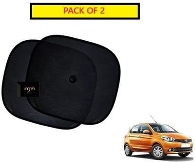 MJM Side Window Sun Shade For Tata Universal For Car(Black)