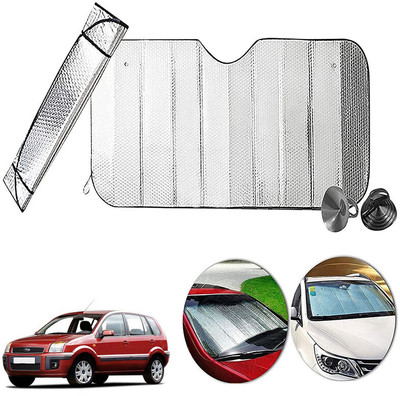 AUTO PEARL Dashboard, Windshield Sun Shade For Ford Fusion(Silver)