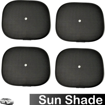 Rhtdm Side Window Sun Shade For Toyota Prius, Universal For Car(Black)