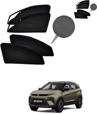 RAKRISH Rear Window, Side Window Sun Shade For Tata Nexon EV(Black)