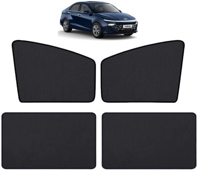 MOCKHE Side Window Sun Shade For Hyundai Verna(Black)