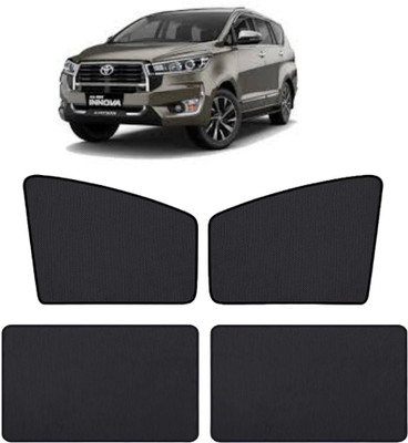 RAKRISH Rear Window, Side Window Sun Shade For Toyota Innova Crysta(Black)