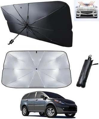 MATIES Windshield Sun Shade For Tata Aria(Silver)