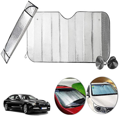 AUTO PEARL Dashboard, Windshield Sun Shade For BMW 730d(Silver)