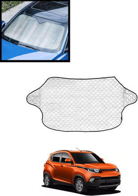 AYW Windshield Sun Shade For Mahindra KUV100(Silver)